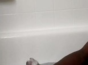 Big black soapy dick