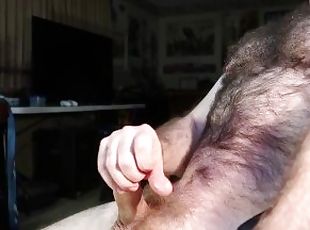 poilue, énorme, orgasme, amateur, ejaculation-sur-le-corps, énorme-bite, ejaculation, massive, solo, ours