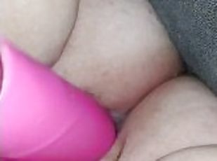 masturbación, orgasmo, coño-pussy, amateur, juguete, regordeta, a-solas, afeitada