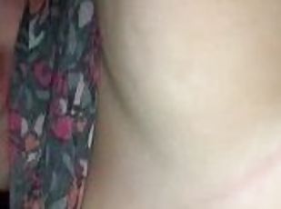 gros-nichons, masturbation, amateur, seins, solo