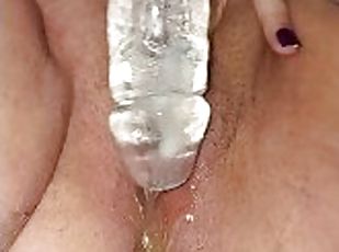 masturbation, orgasme, giclée, babes, ejaculation-sur-le-corps, jouet, solo, taquinerie