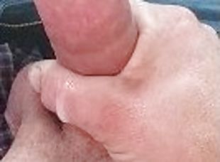 masturbation, amatör, cumshot, gigantisk-kuk, avrunkning, bil, sprut, kåt, ensam, kuk