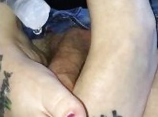 amateur, massage, pieds, ejaculation, fétiche