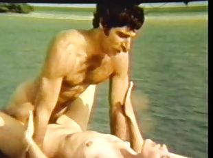 Sexy Vintage Babes Suck Cock and Get Fucked Outdoors