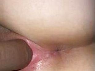 cul, orgasme, amateur, énorme-bite, interracial, black, rousse, mignonne, chevauchement, tatouage