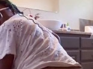 masturbación, orgasmo, amateur, negra-ebony, juguete, cabalgando, pequeñita, a-solas, polla