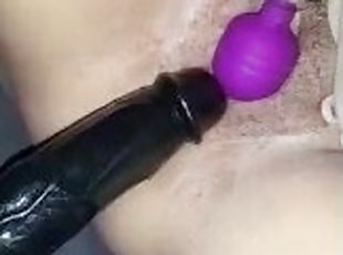 haarig, immens, masturbieren, muschi, dilettant, latina, dildo, nass