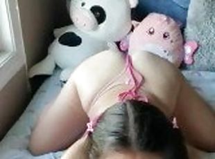 papa, masturbation, amateur, anal, ados, jouet, double, bout-a-bout, solo, pappounet