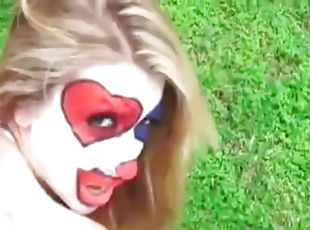 Hot Clown Fun Pov Blue Blonde