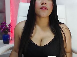 asiatique, gros-nichons, amateur, belle-femme-ronde, webcam, seins, solo