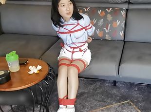 asiático, amateur, sadomasoquismo, webcam, fetichista, china, bondage, blanca, morena