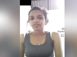 Today Exclusive- Cute Lankan Girl Showing Her Boobs And Pussy Part2