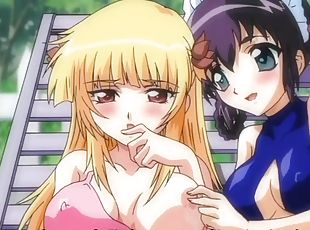 lesbienne, milf, compilation, hentai