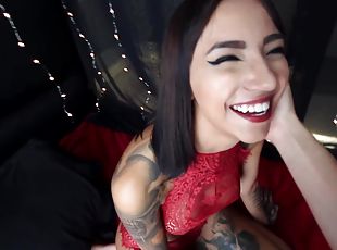 rumpe, babes, blowjob, tenåring, hardcore, latina, pov, morsom, meksikansk, brunette