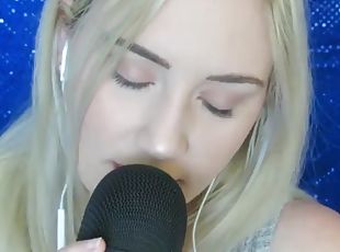 Asmr blonde moaning in ears