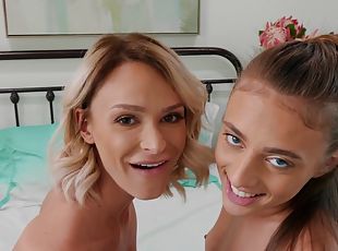 Emma Hix shares big dick with Gia Derza