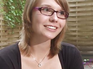 Lovely hussy in glasses interesting porn scene