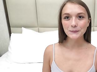 18 yr cutie sucks cock and tosses salad