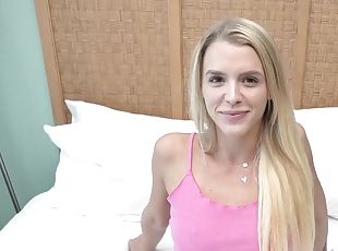 amatør, blowjob, tenåring, pov, blond