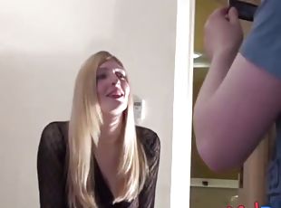 storatuttar, brudar, avsugning, avrunkning, pov, blond, brittisk, verklighet, sugande