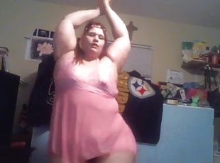 OBESE Twerking in Lingerie - CassianoBR - Bbws