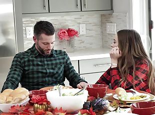 pareja, cocina