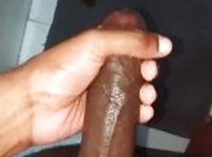 masturbation, amateur, ébène, énorme-bite, ados, solo, africaine, bite