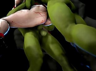 anal-sex, sadomasochismus, 3d, hintern, knechtschaft