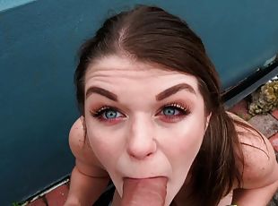 onani, utendørs, amatør, blowjob, cumshot, handjob, deepthroat, creampie, pov, kjæreste-girlfriend