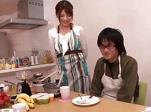 Yuria Kiritani Housewife Cumshot!