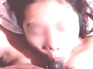 asiatique, gros-nichons, amateur, fellation, ados, couple, point-de-vue, ejaculation