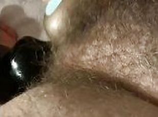 clítoris, peluda, masturbación, orgasmo, amateur, anal, juguete, doble, a-solas, penetración