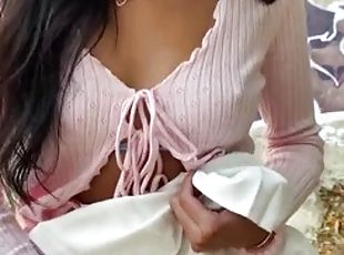 dilettant, anal-sex, blasen, beule-schuss, junge, latina, creampie