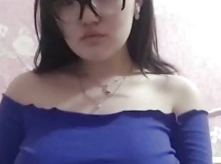 asiatique, gros-nichons, amateur, ados, webcam, solo, taquinerie