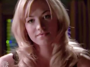 Stunning Blonde Celeb Yvonne Strahovski Wearing Super Hot Lingerie