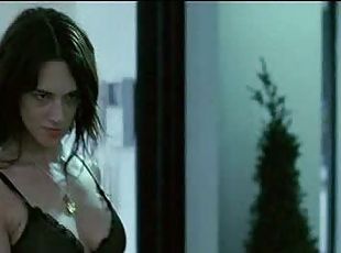 Bonerific Italian Babe Asia Argento Walking Around In Black Lingerie