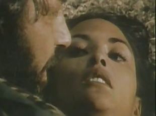 Soldier Can't Resist Laura Gemser's Sexiness