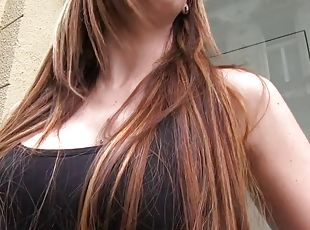 tetas-grandes, público, amateur, estrella-del-porno, zorra-slut, primera-persona, zorra, rubia