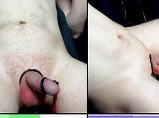 masturbation, orgasme, amateur, ejaculation-sur-le-corps, jouet, fétiche, solo