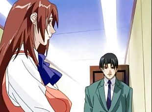 gros-nichons, bureau-office, anal, lingerie, hentai