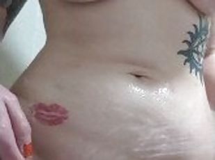 baignade, masturbation, orgasme, chatte-pussy, amateur, babes, doigtage, rousse, britannique, douche