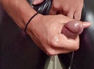 masturbation, giclée, amateur, ejaculation-sur-le-corps, énorme-bite, gay, branlette, ejaculation, fétiche, solo