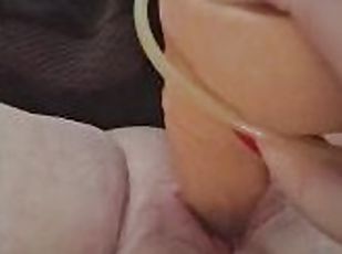 masturbation, orgasme, chatte-pussy, amateur, jouet, belle-femme-ronde, solo