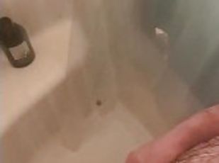 baignade, masturbation, amateur, énorme-bite, branlette, fétiche, douche, solo, bite