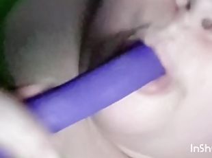 clítoris, amateur, madurita-caliente, juguete, regordeta, oral, a-solas, madura, chupando