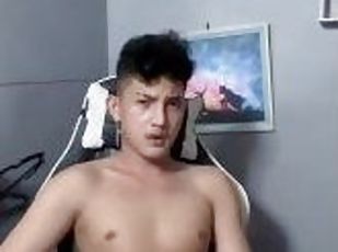 asia, mastubasi, amatir, cumshot-keluarnya-sperma, penis-besar, remaja, handjob-seks-dengan-tangan-wanita-pada-penis-laki-laki, seorang-diri, penis