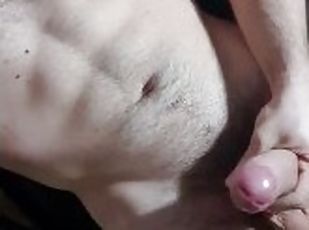 mastubasi, amatir, cumshot-keluarnya-sperma, penis-besar, handjob-seks-dengan-tangan-wanita-pada-penis-laki-laki, seorang-diri, berotot, penis