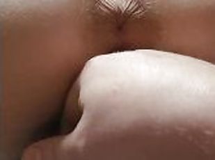 dilettant, babe, junge, creampie, paar, petite, winzig, kleine-titten