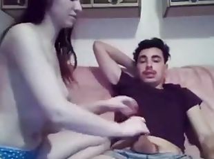 mamada, hardcore, paja, pareja, natural, webcam, polla