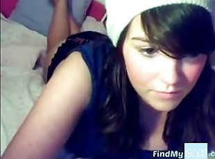 teenager, trusser, webcam, pæn, solo